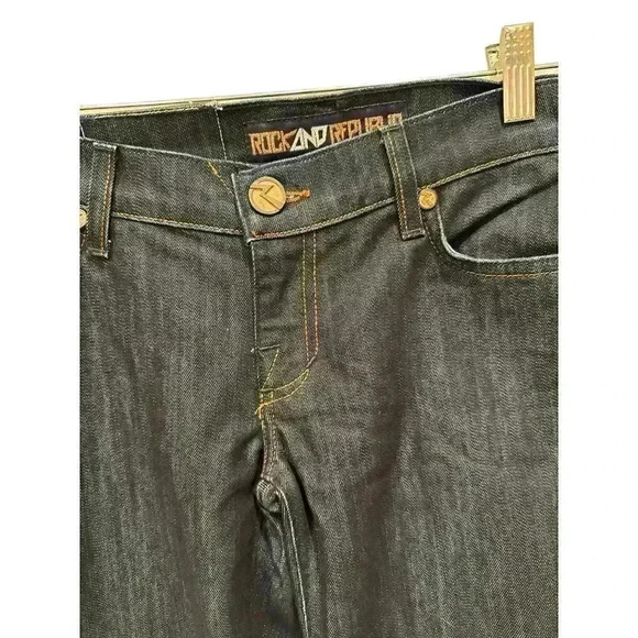 - Rock and Republic Low Rise Boot-Cut Jeans Size 25, New With Tags - Picture 3 of 6